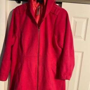Torrid Hot Pink Swing Coat